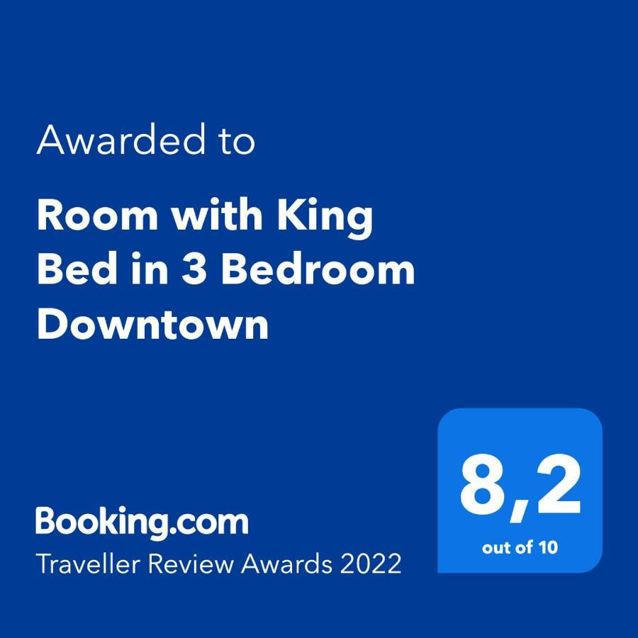 Room With King Bed In Shared 3 Bedroom Downtown Montreal Exterior foto